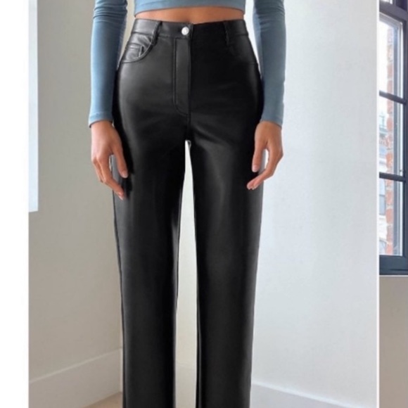 Aritzia Melina Leather Pants - Picture 2 of 3